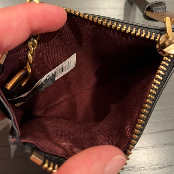 Marc Jacobs Black Coin Card Key Pouch Wallet - Picture 13 of 13